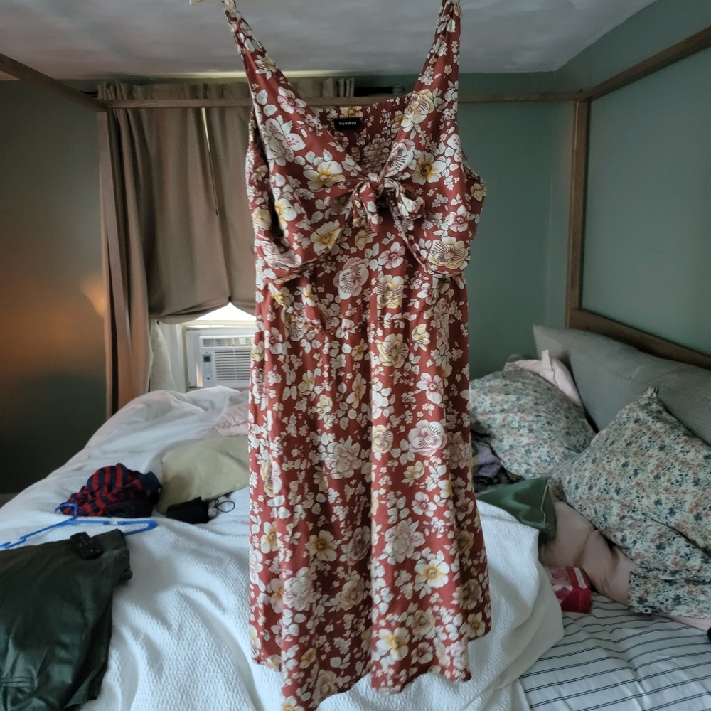 Torrid plus size floral sundress